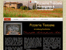 Tablet Screenshot of pizzeria-toscana.eu