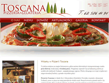 Tablet Screenshot of pizzeria-toscana.pl